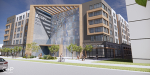 rendering of Amherst redevelopment project