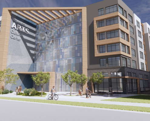 rendering of Amherst redevelopment project